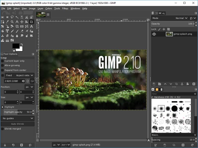 gimp 2.8 for mac with g