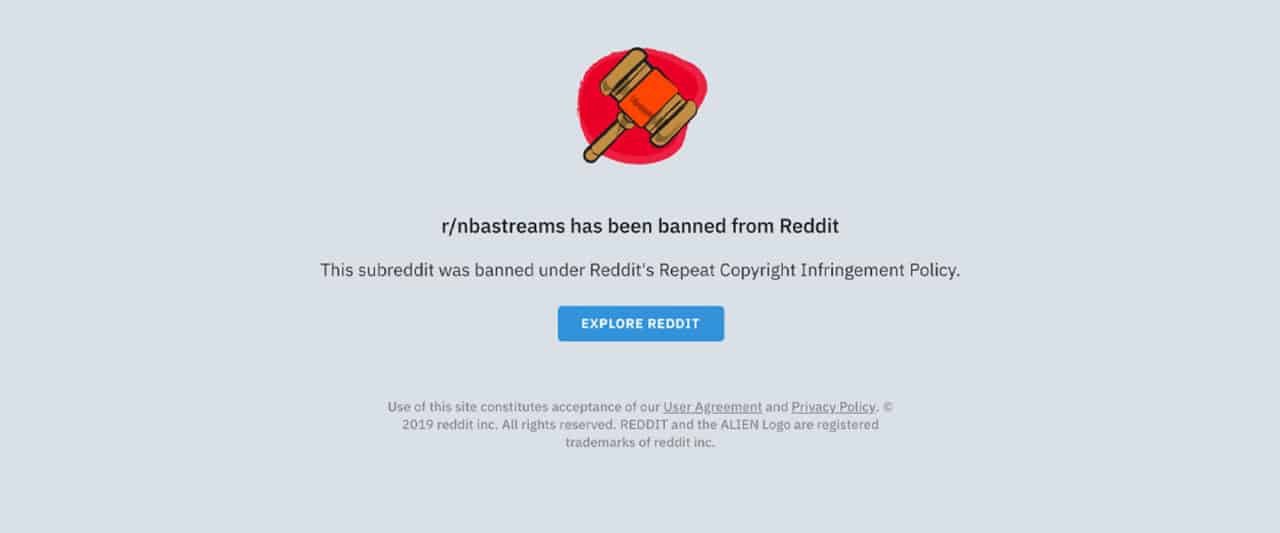 Reddit Nbastreams Banned Alternatives To Watch Nba Online 2019