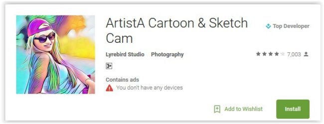 ArtistA Cartoon & Sketch Cam