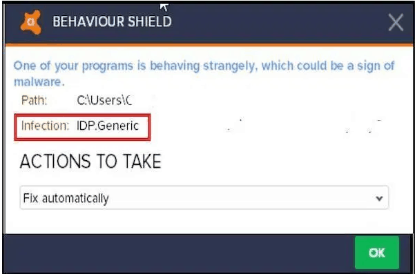 What is idp.generic | Virus or False Positive?