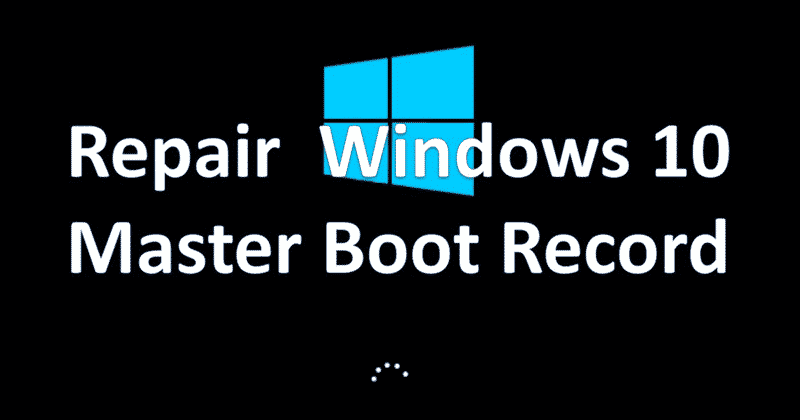 How to repair Master Boot Record (MBR) on Windows 10
