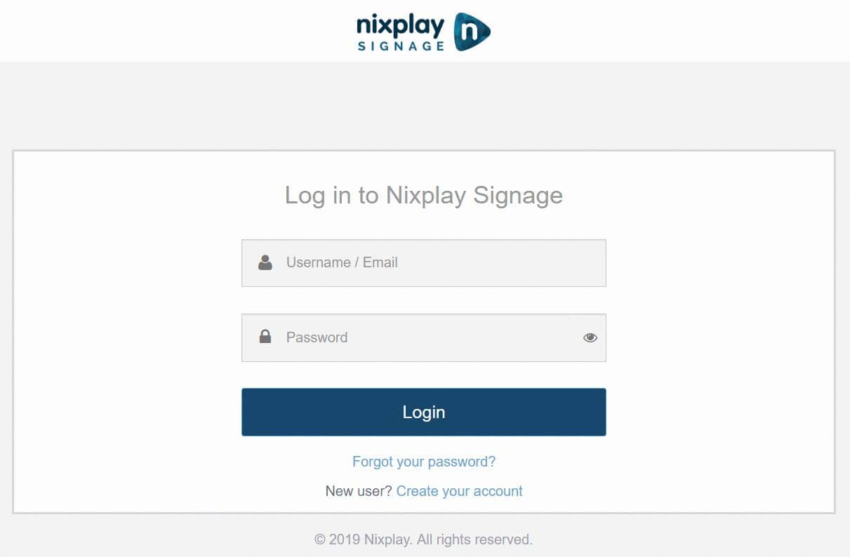 nixplay login